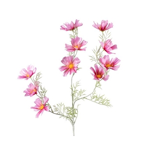 Branche chrysantème rose ht 90 cm