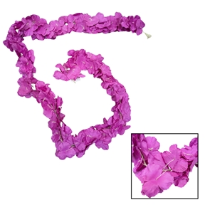 Guirlande fleurs fuchsia 180cm