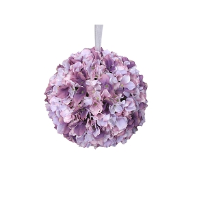 Boule hortensia à suspendre violette ø 17cm