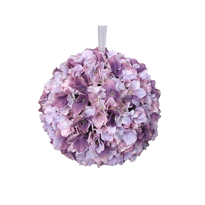 Boule hortensia à suspendre violette ø 21cm