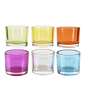 1 x Photohore verre couleur ø6.5 ht 5.5cm