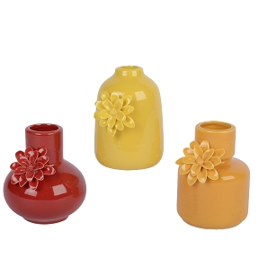 1 x Vase céramique couleur ø8.5 ht 10cm