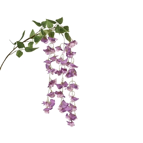 Branche fleurs lilas ht 85cm