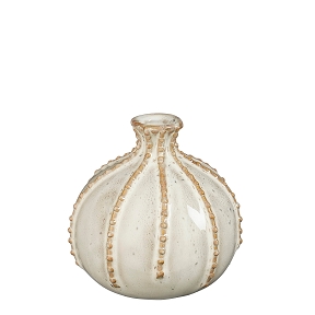 Vase céramique "stéphanie" blanc ø11.5 ht 11.5cm