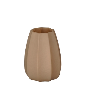 Vase verre marron ø13.5 ht 18cm