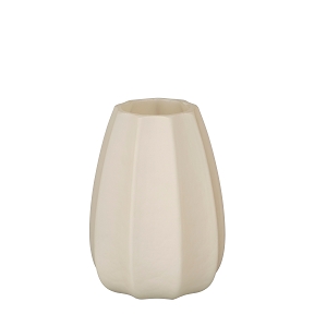 Vase verre beige ø13.5 ht 18cm