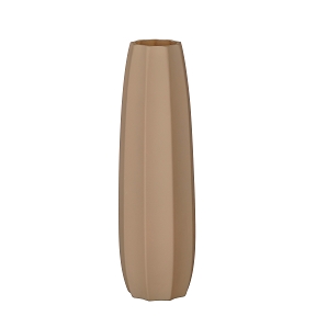 Vase verre marron ø12 ht 44cm