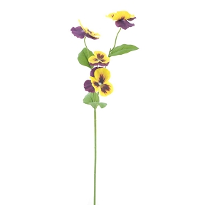 Pensée tricolore jaune 60cm