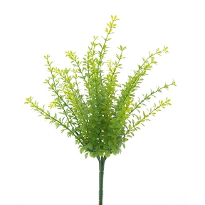 Piquet feuillage vert 40cm