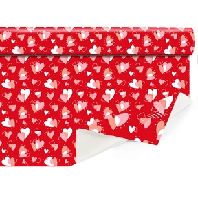 Bobine clayrbrill flamme coeur rouge 0.80 x 40m