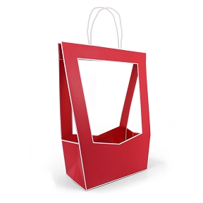 Sac médaillon bouquet 30 x 30 ht 40cm (x10)
