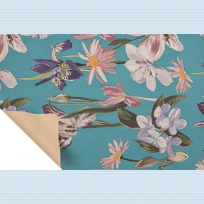 Bobine perla iris bleu clair 0.80 x 40m