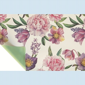 Bobine perla peony blanc 0.80 x 40m