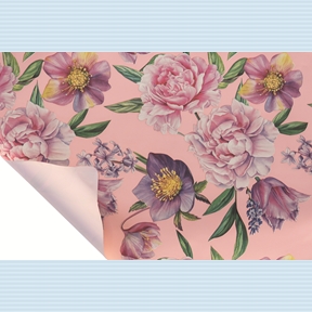Bobine perla peony rose 0.80 x 40m