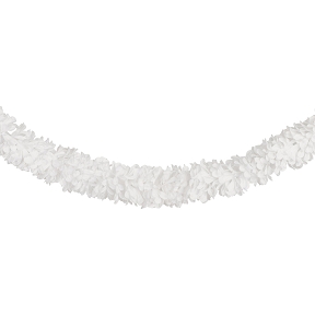 Guirlande fleurs blanches 220cm