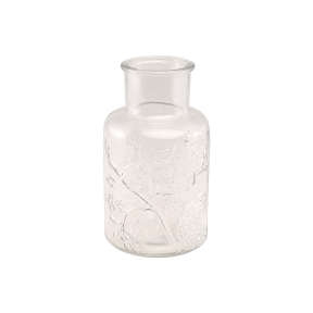 Vase verre garden transparent ø8.5 ht 15.5cm