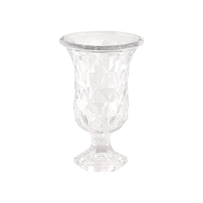 Vase verre venise transparent ø18 ht 28.5cm
