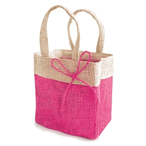 Sac fidji fuchsia 16 x 10 ht 16cm ( x10)