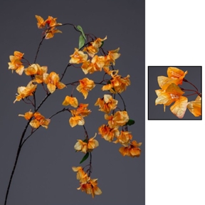 Branche bougainvillier orange 130 cm
