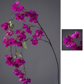 Branche bougainvillier pourpre 130 cm