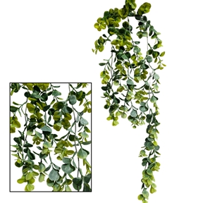 Chute eucalyptus gris vert 100 cm