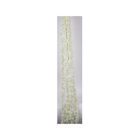 GUIRLANDE GLYCINE BLANCHE 150CM