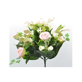 Piquet camelia jasmin rose 44 cm