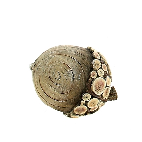 Gland résine effet bois 12 x 10 ht 10cm