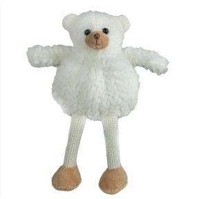 Ours écru avec pattes longues