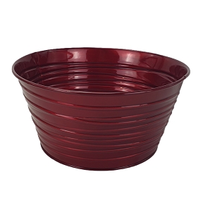 Coupe métal rouge ø18 ht 9cm