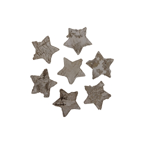 Etoile bois blanche 2.5cm x 100