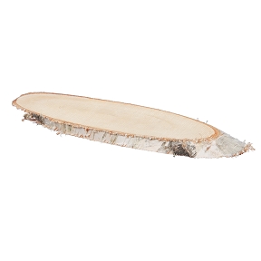 Tranche bois ovale 9-11 x 25 ht 1.5cm