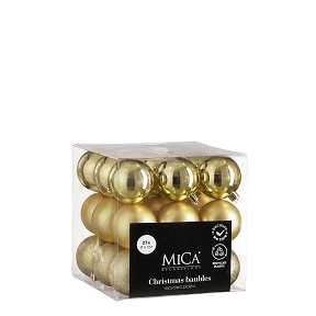 Boule Noël or ø 60mm x27