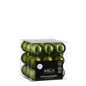 Boule Noël vert ø 60mm x27