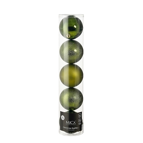 Boule Noël vert combi ø 150mm x5