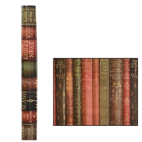 Papier cadeau métal déco livre 0.70 x 200cm