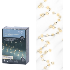 Guirlande 567 micro led blanc chaud-blanc 9m