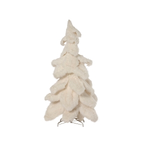Sapin fourrure blanc ø80 ht 130cm