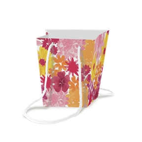 Sac signature florencia rose/jaune/rouge