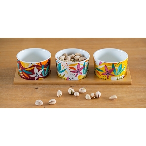 Service apéritif tropical 3 pieces