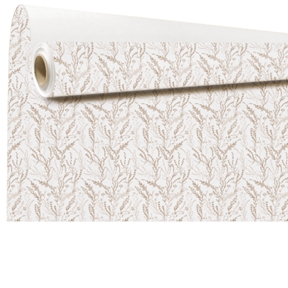 Bobine kraft blanc arborescence moka 0.79 x 40m