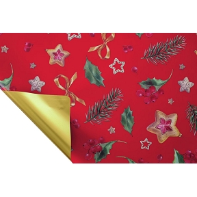Bobine perla composition rouge 0.80 x 40 m