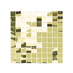 Panneau miroir or 30 x 30cm