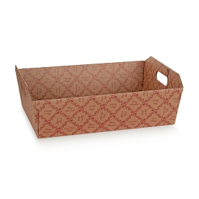 Coupe carton rectangle + anses royal garden 4000 x 300 x ht 120mm