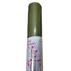 Bobine papier imperméable vert olive 75cm x 20m