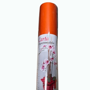 Bobine papier imperméable orange 75cm x 20m