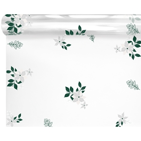 Bobine polypro imprimée sylvestre blanc  0.60 x 120m