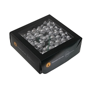 Boules verre brillantes argent ø 20 mm (x144)