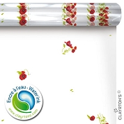 Bobine polypro imprimee coquelicot rouge 0.60 m x 120m (35µ)