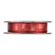 Ruban taffetas uni rouge métal 16 mm x 20 m